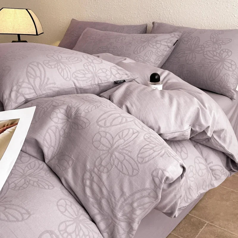 DecorBites™ Cotton Three-Layer 3Pcs Bedding Set - Soft, Breathable, and Comfortable
