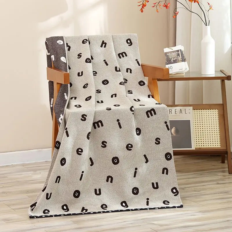 DecorBites™ Cat Bath Towel - 100% Cotton Four-layer Gauze 75*160 CM - High Quality for Adults