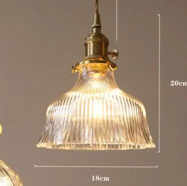 DecorBites™ Blue Glass Pendant Lights for Bedroom Dinning Living Room