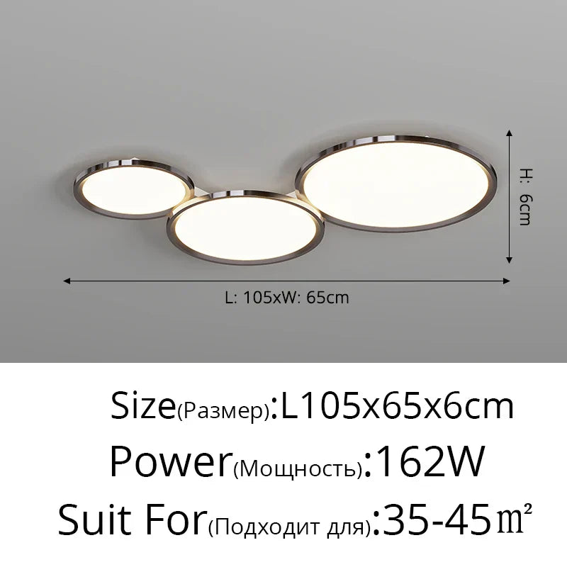 DecorBites™ LED Chandelier Lights for Modern Indoor Living Room, Bedroom & Dining Room