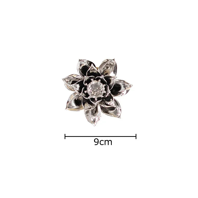 DecorBites™ Elegant Porcelain Peony Flower Wall Ornaments