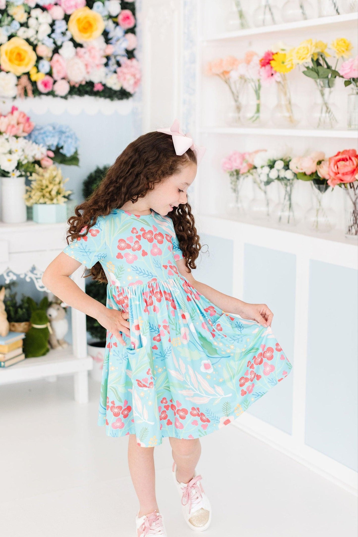 Spring Breeze S/S Pocket Twirl Dress