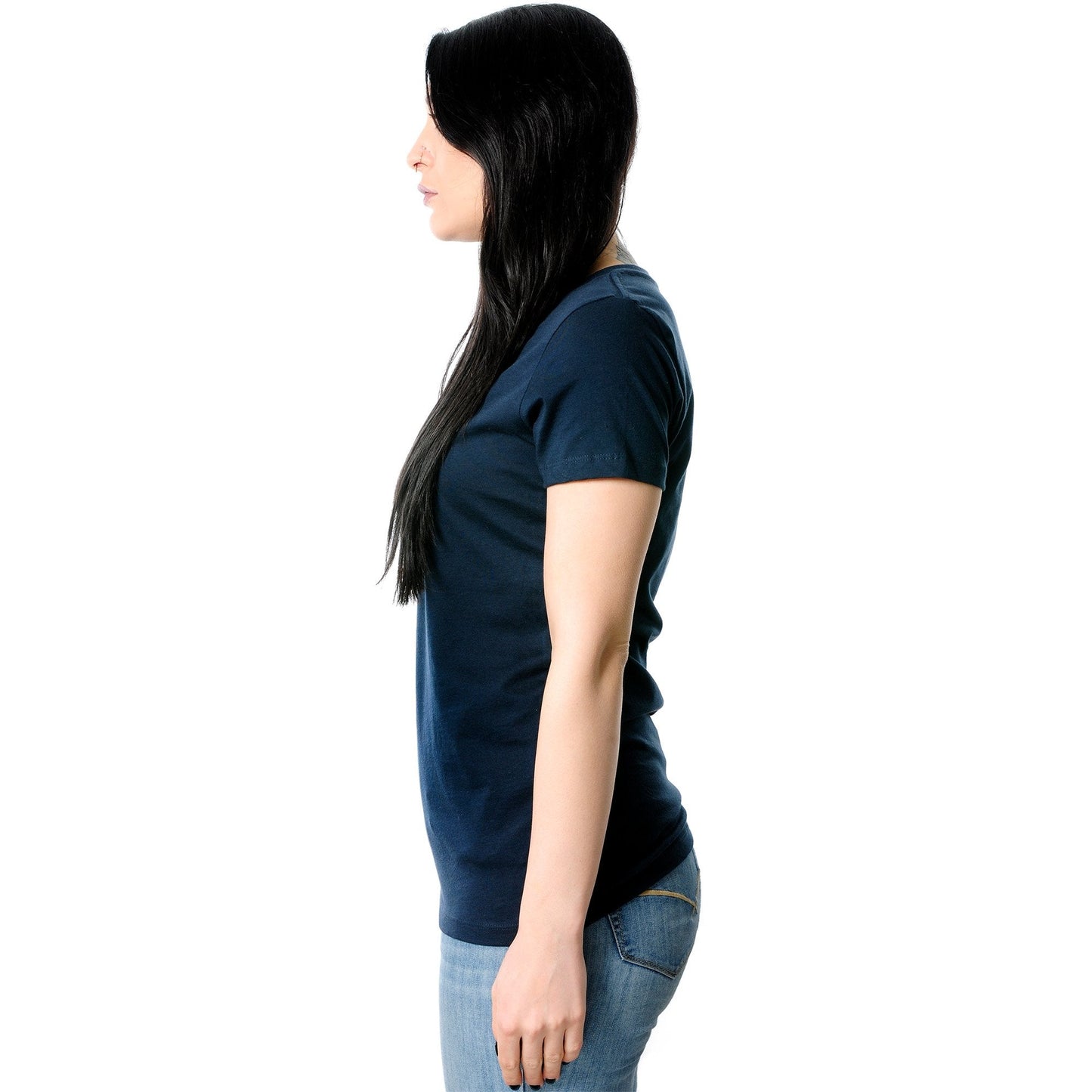 Forever Alone Tapered V-Neck Tee Shirt