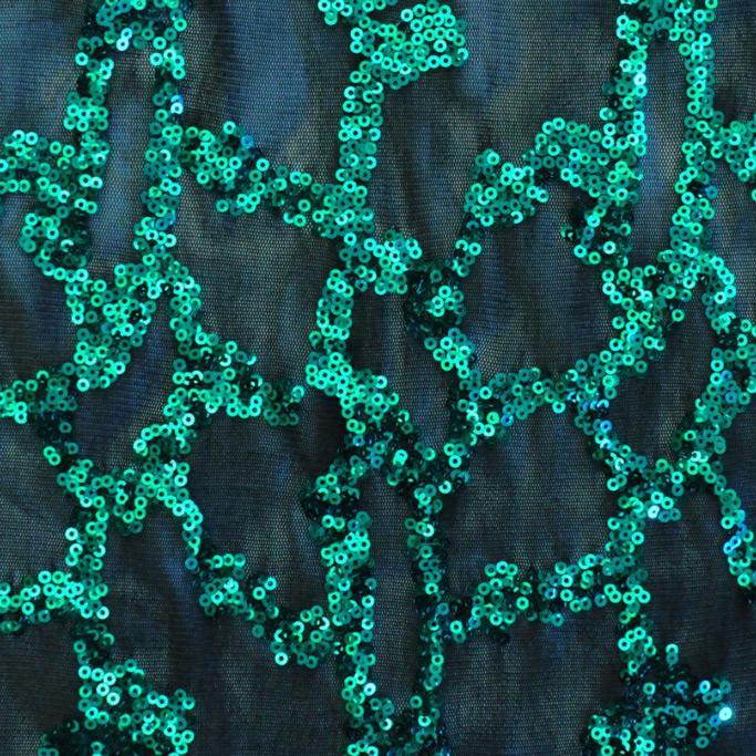 Toni Stretch Mesh Sequin Fabric | Blue Moon Fabrics