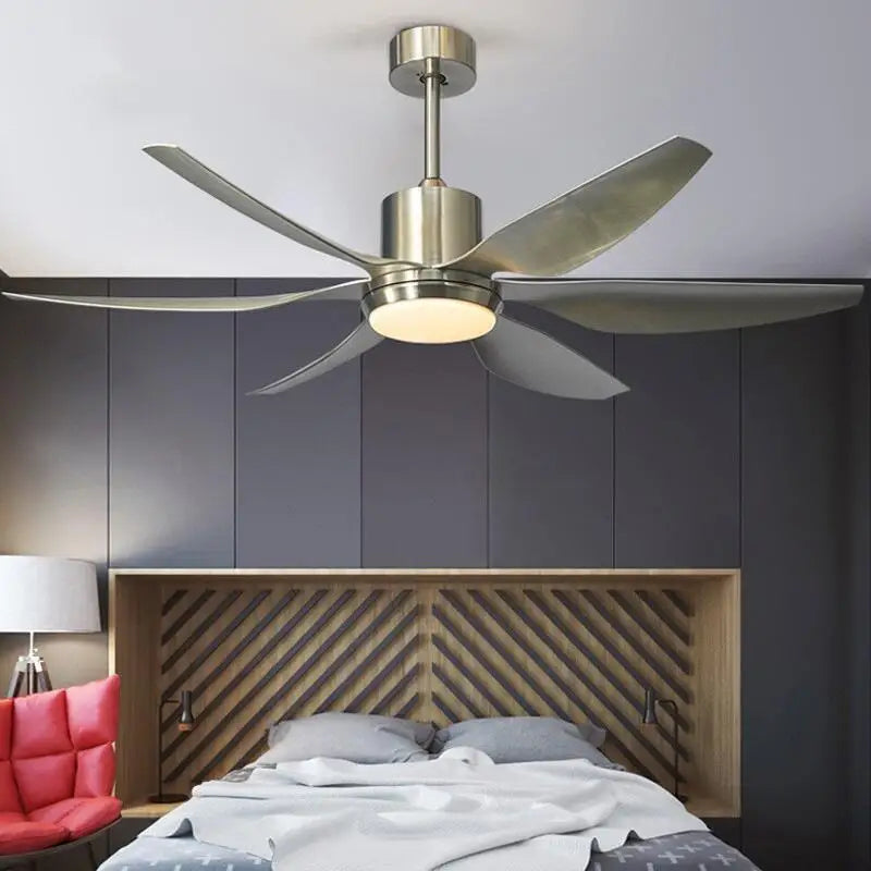 DecorBites™ 66" Ceiling Fans Light & Remote Control 6 Blades - 110-240V - Hanging Fan