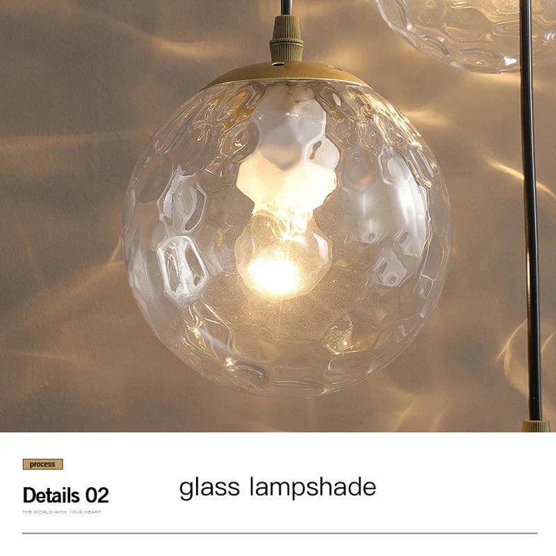 DecorBites™ Gold Nordic Pendant Light E27 LED Chandelier for Dining Room, Foyer, Stairs