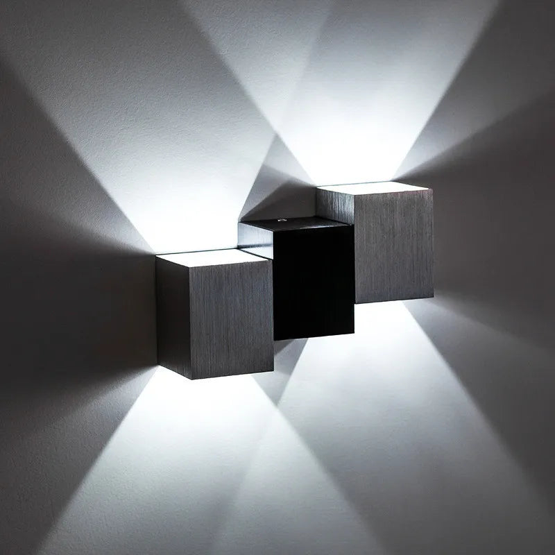 DecorBites™ Aluminum LED Wall Lamp for Living Room Bedroom, Up & Down Light Sconce