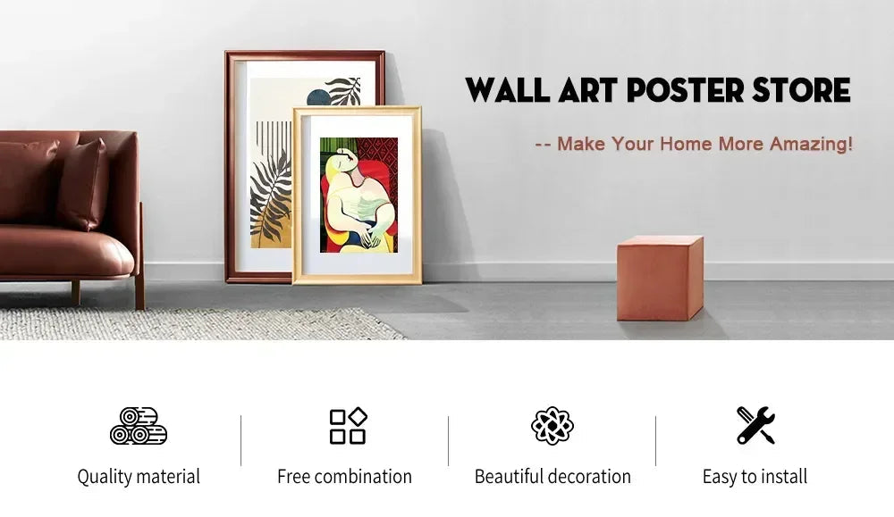 DecorBites™ Abstract Geometric Canvas Art Set