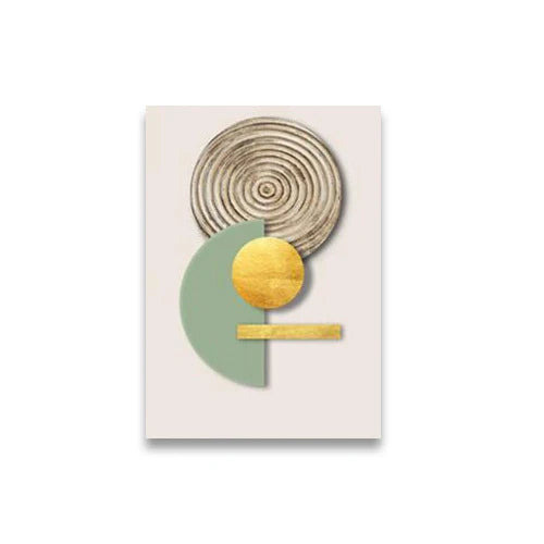DecorBites™ Abstract Geometric Canvas Art Set