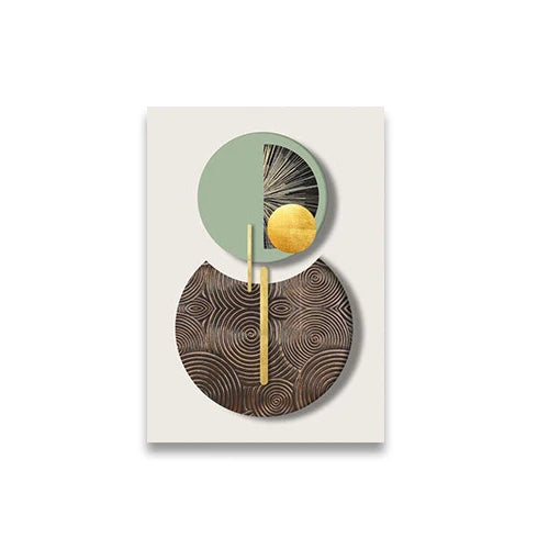 DecorBites™ Abstract Geometric Canvas Art Set