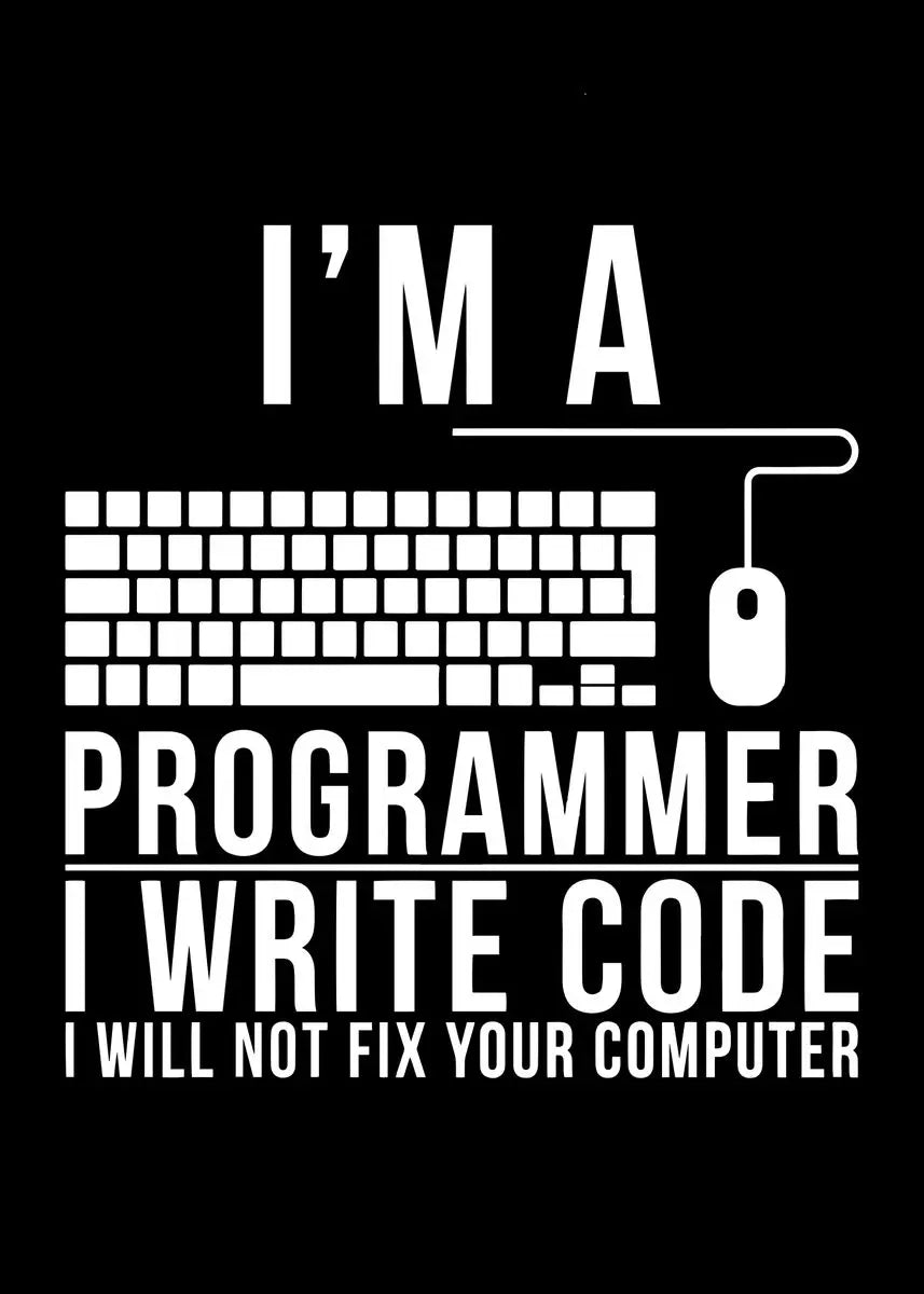 DecorBites™ Abstract Programmer Gamer Canvas Wall Art