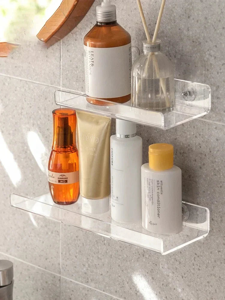 DecorBites™ Acrylic Wall Shelf Organizer for Home Decor