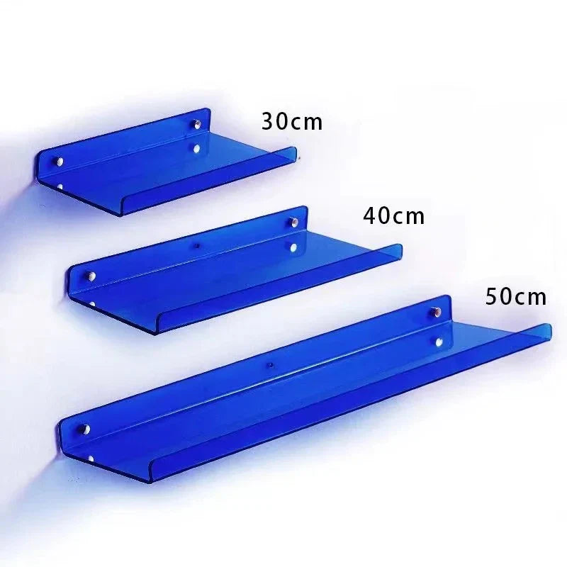 DecorBites™ Acrylic Wall Shelf Organizer for Home Decor