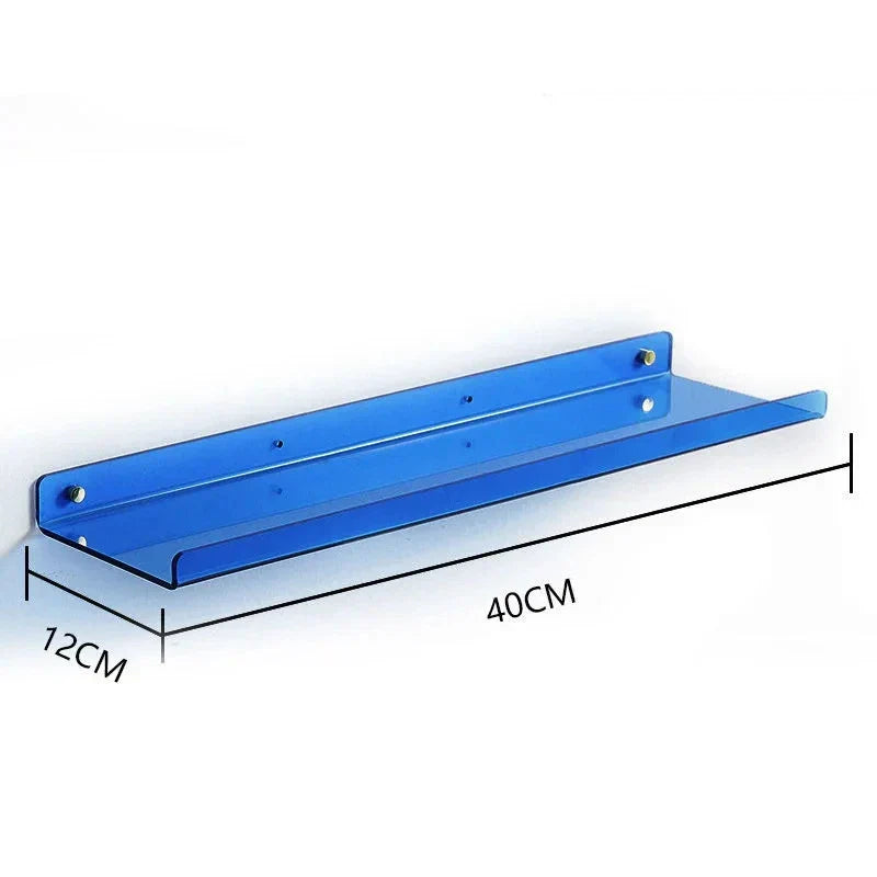 DecorBites™ Acrylic Wall Shelf Organizer for Home Decor