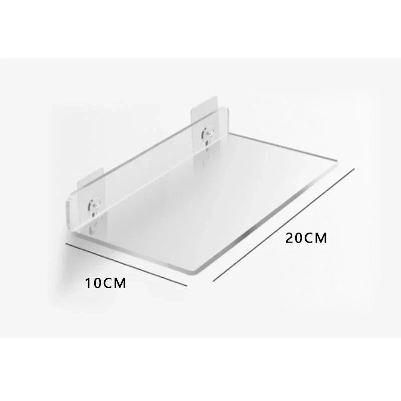 DecorBites™ Acrylic Wall Shelf Organizer for Home Decor