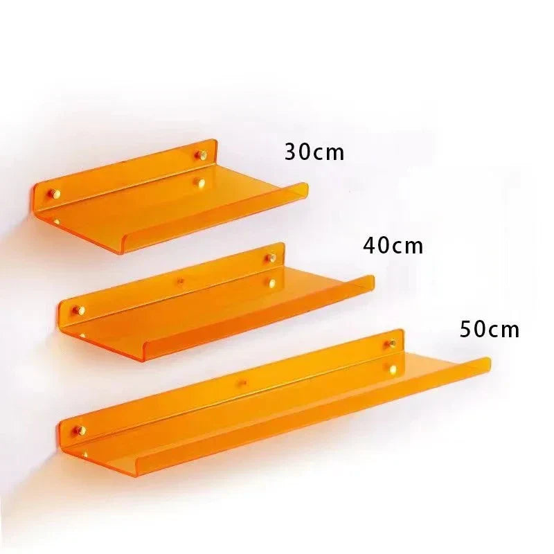 DecorBites™ Acrylic Wall Shelf Organizer for Home Decor