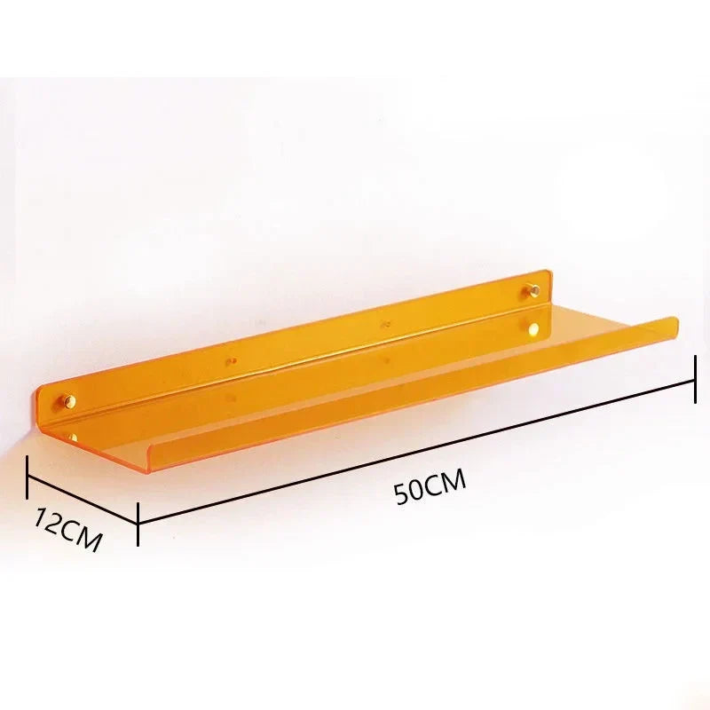DecorBites™ Acrylic Wall Shelf Organizer for Home Decor