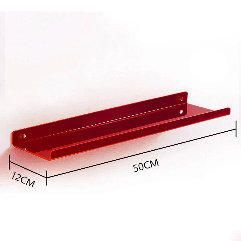 DecorBites™ Acrylic Wall Shelf Organizer for Home Decor