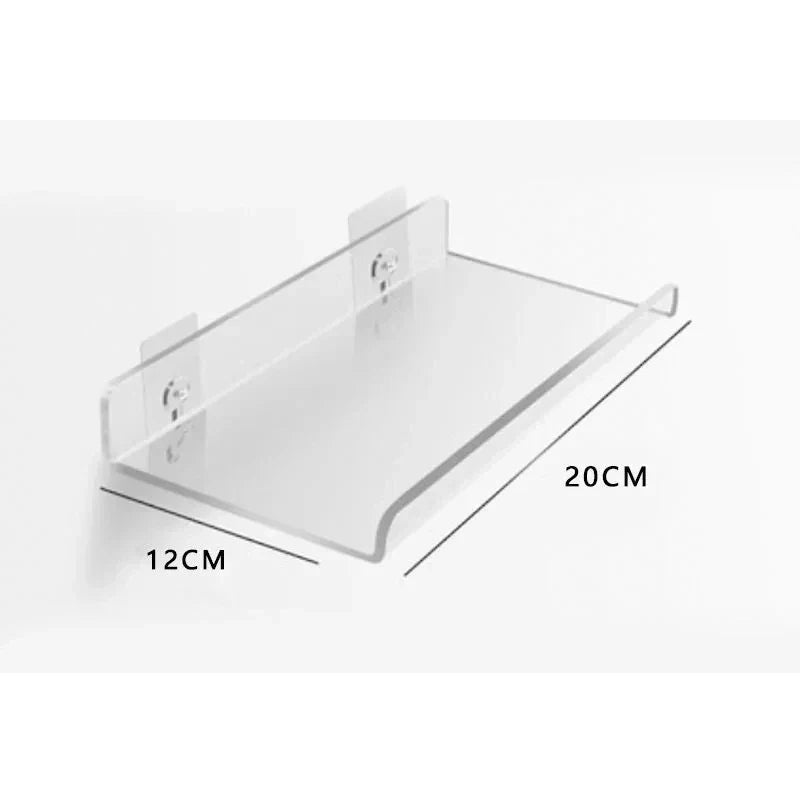 DecorBites™ Acrylic Wall Shelf Organizer for Home Decor