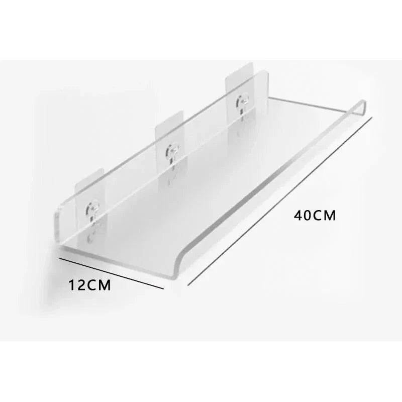 DecorBites™ Acrylic Wall Shelf Organizer for Home Decor