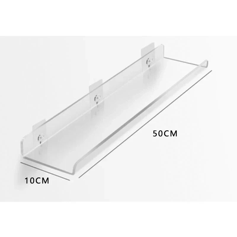 DecorBites™ Acrylic Wall Shelf Organizer for Home Decor