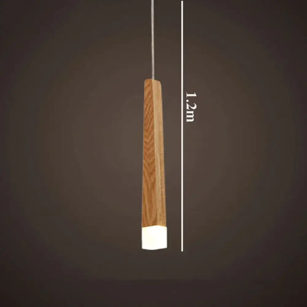 DecorBites™ Amani - Nordic Minimalist Wood Art Pendant Lamp