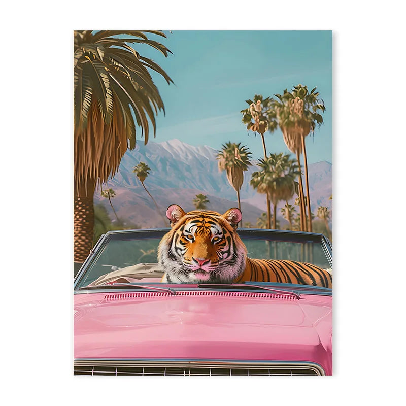 DecorBites™ Animal Canvas Painting - Bathroom Wall Art
