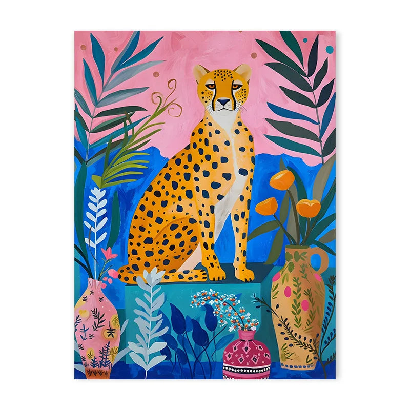 DecorBites™ Animal Canvas Painting - Bathroom Wall Art