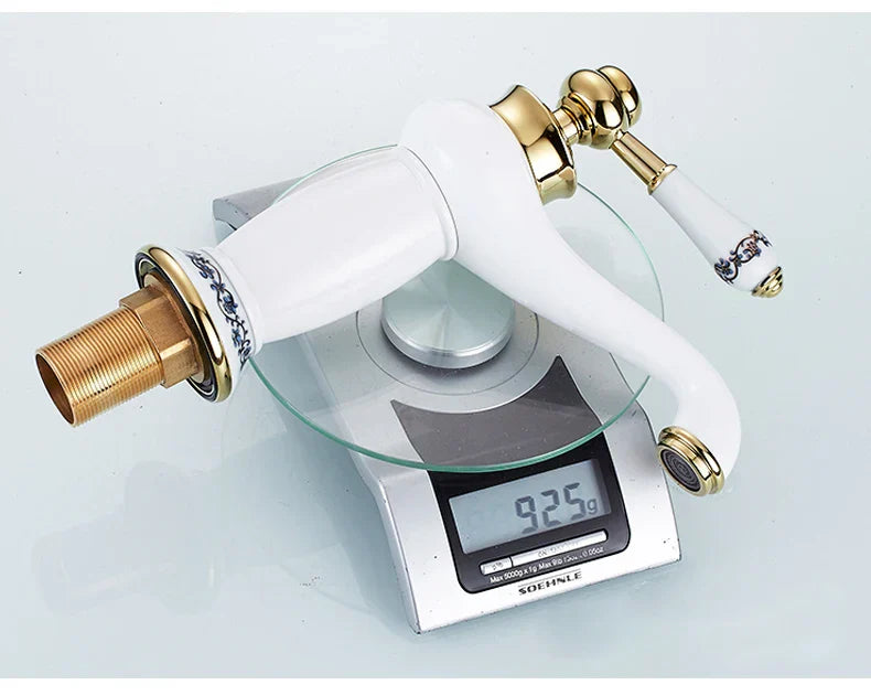 DecorBites™ Antique Bronze Bathroom Faucet Single Handle Mixer