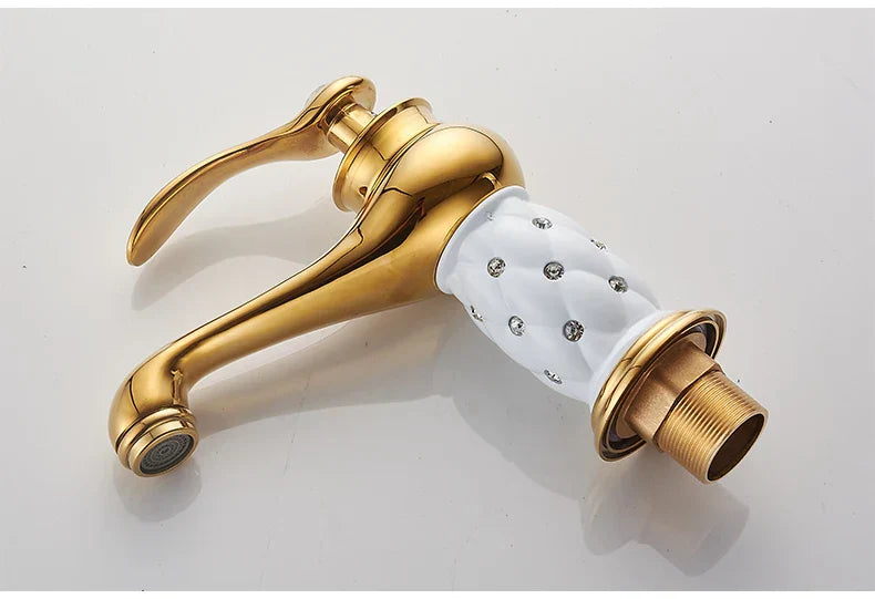 DecorBites™ Antique Bronze Bathroom Faucet Single Handle Mixer