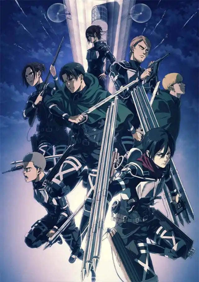 DecorBites™ "Attack on Titan Final Season Anime Poster"