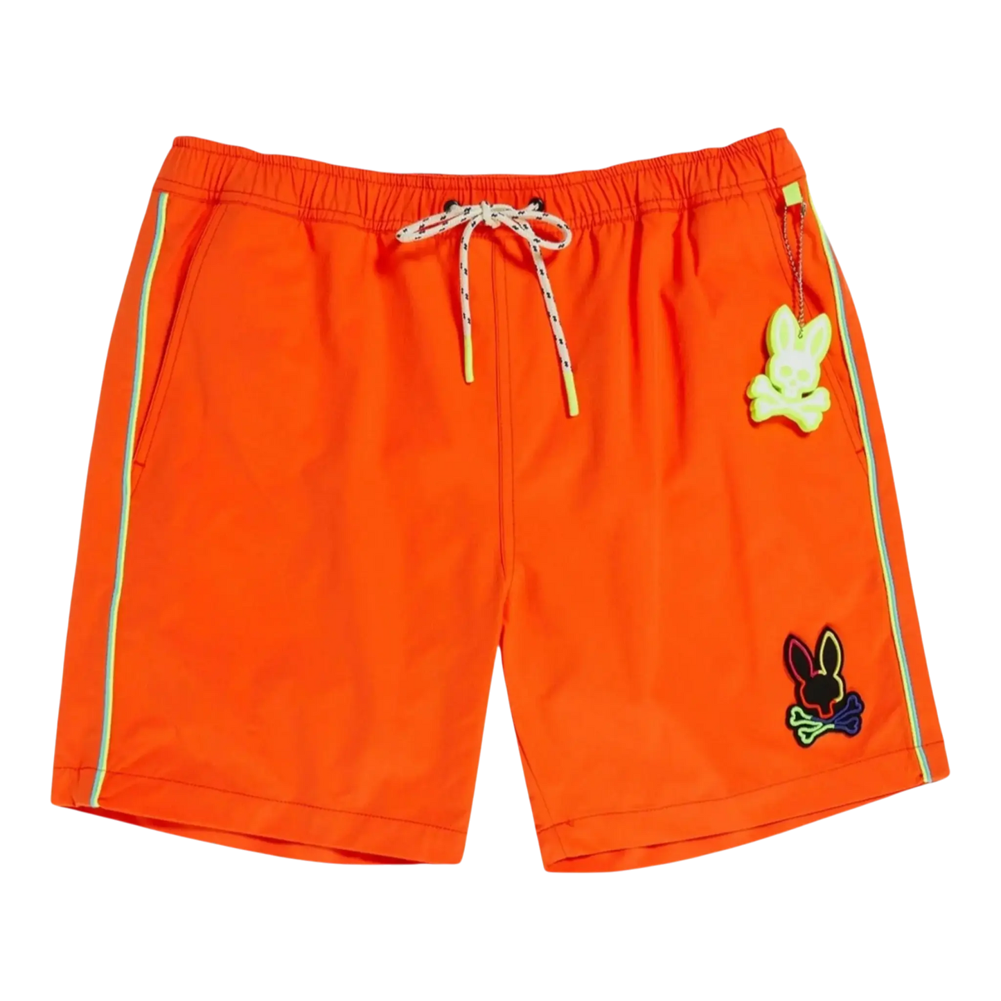 Psycho Bunny Leo Hydrochromic Men Swim Trunks Alloy Orange