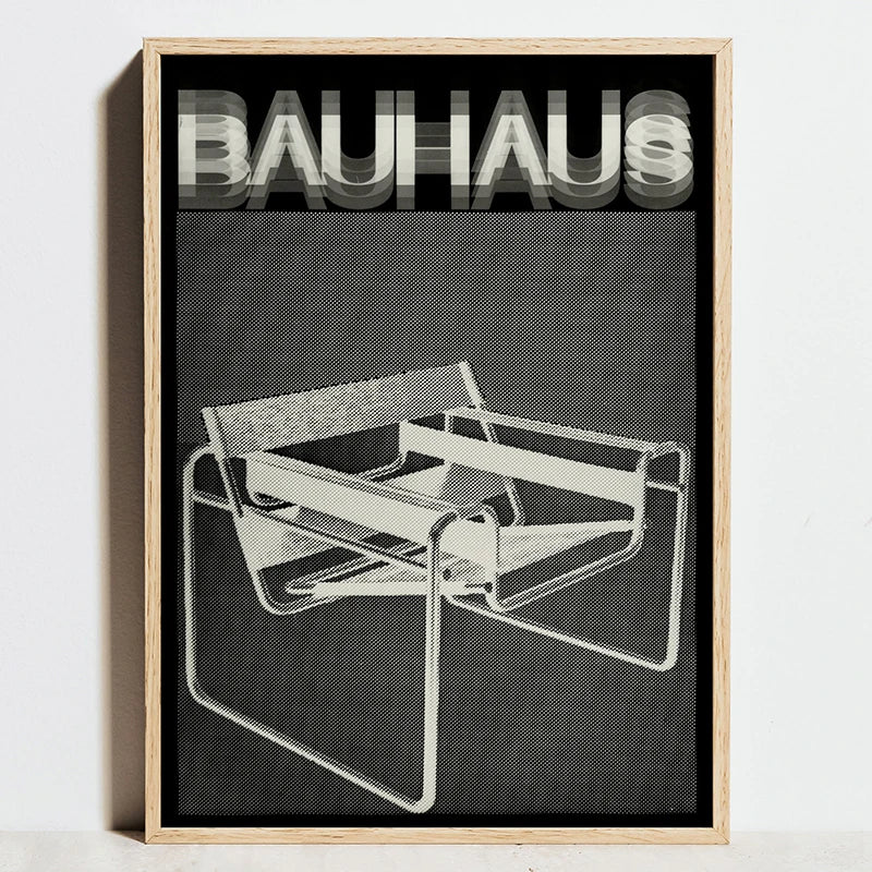 DecorBites™ Bauhaus Movement Canvas Posters - Modern Abstract Wall Art