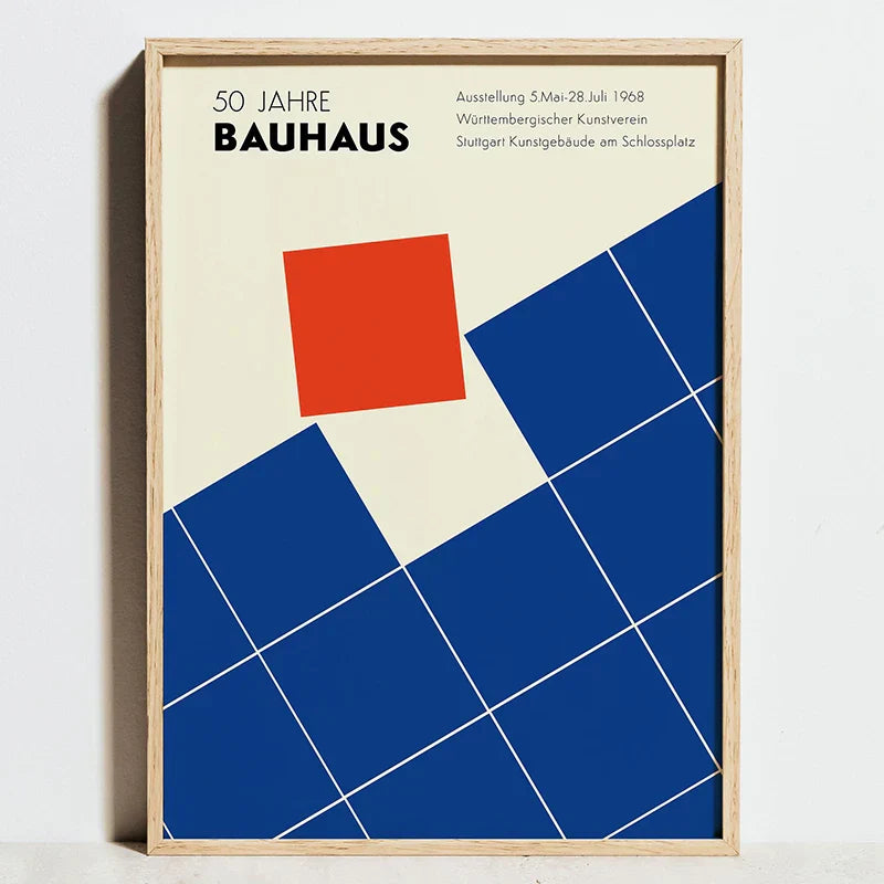 DecorBites™ Bauhaus Movement Canvas Posters - Modern Abstract Wall Art