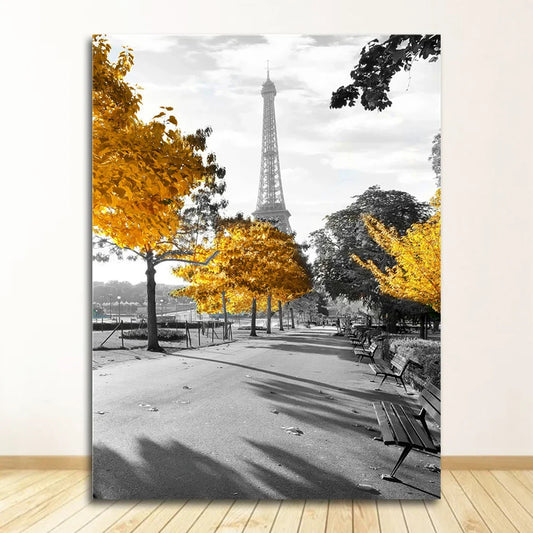 DecorBites™ Black and White Nordic Landscape Canvas Set