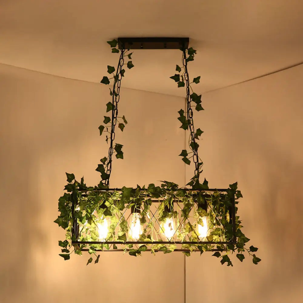 DecorBites™ Black Retro Metal Pendant Light - Industrial Hanging Island Fixture
