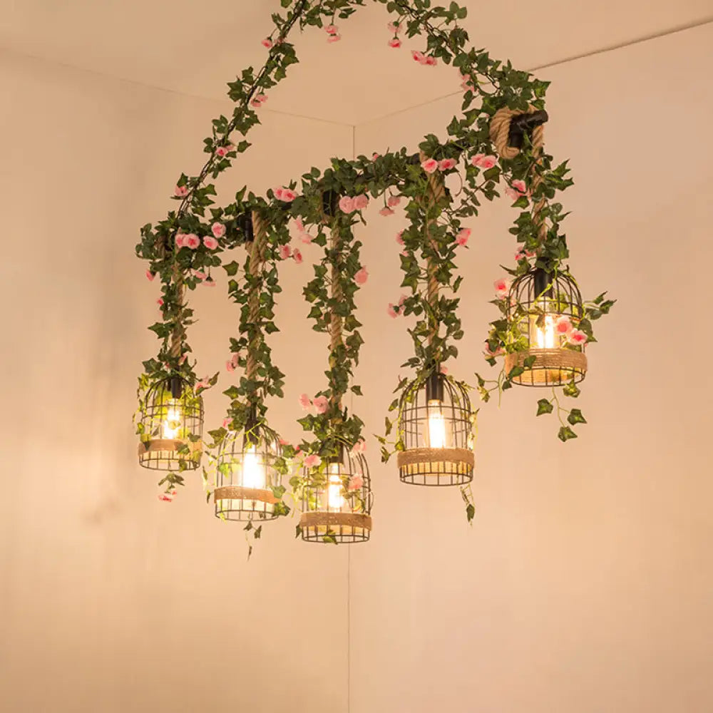 DecorBites™ Black Retro Metal Pendant Light - Industrial Hanging Island Fixture