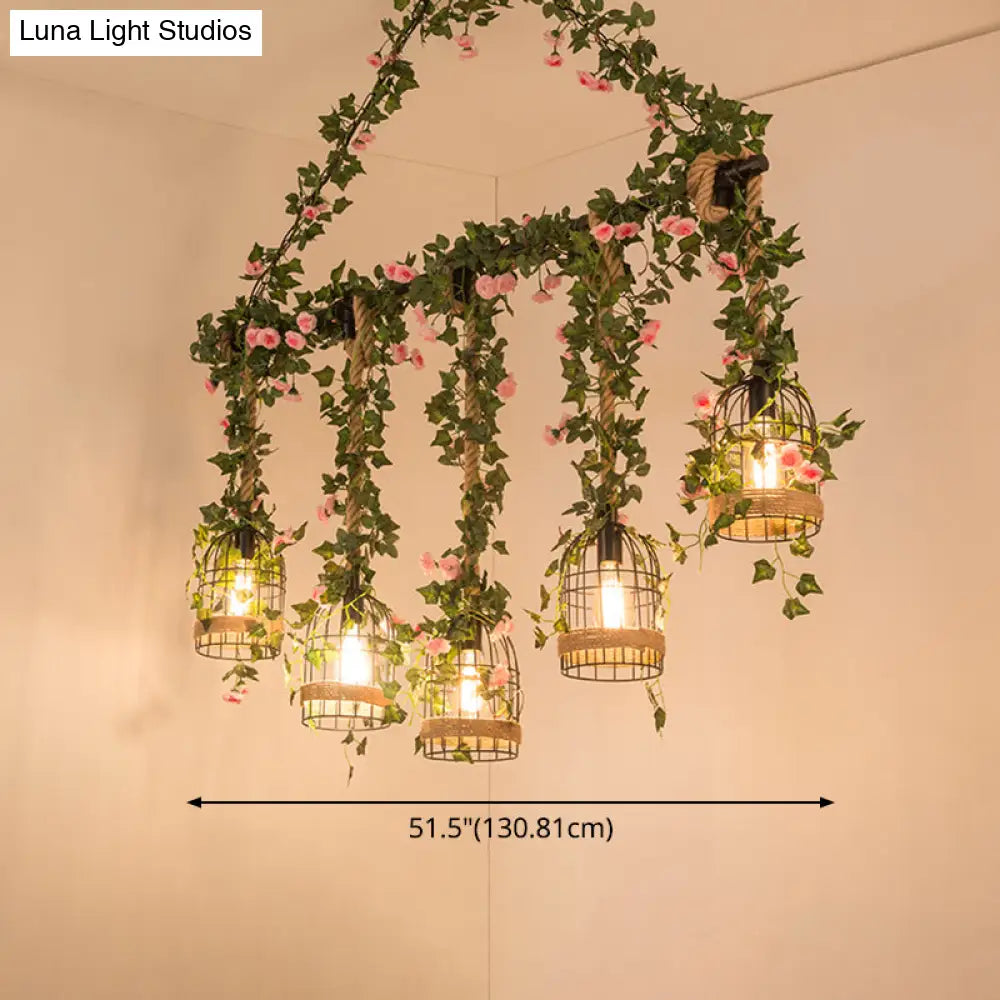 DecorBites™ Black Retro Metal Pendant Light - Industrial Hanging Island Fixture