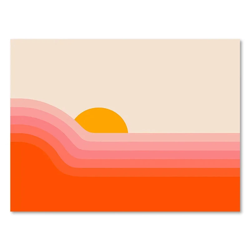 DecorBites™ Boho Art Prints for Living Room Decor