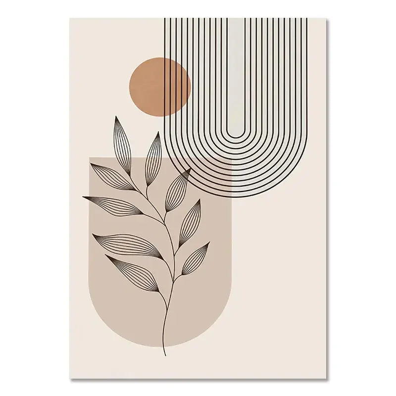 DecorBites™ Boho Light Canvas Wall Art - Nordic Minimalist