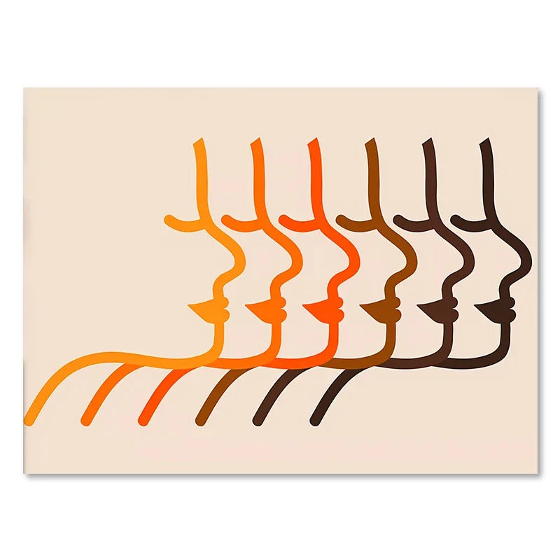 DecorBites™ Boho Sunset Art Prints for Living Room