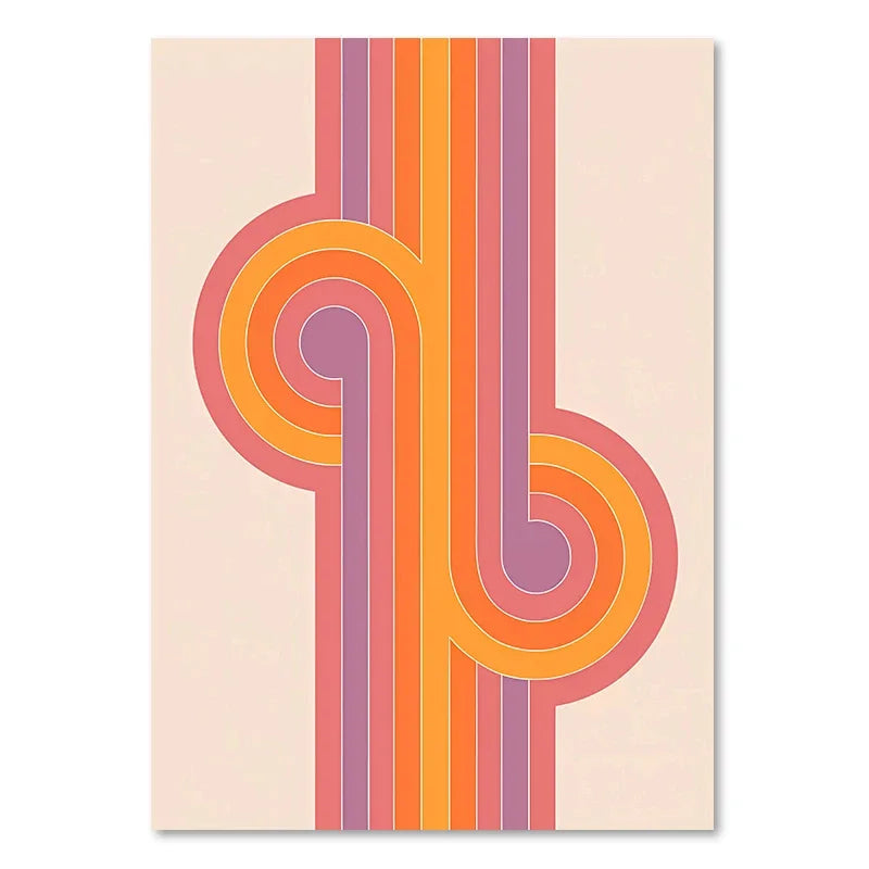 DecorBites™ Boho Sunset Art Prints for Living Room
