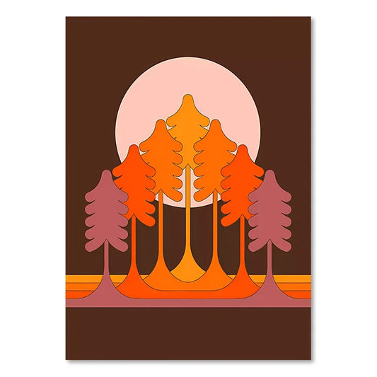 DecorBites™ Boho Sunset Rainbow Art Prints - Canvas Wall Decor