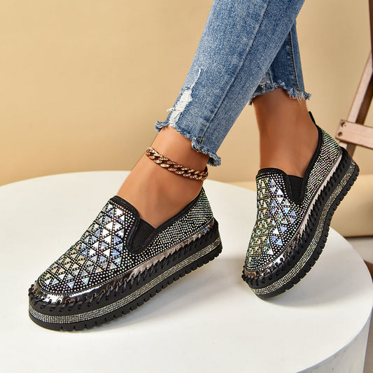 Women’s Four-Seasons Thick-Sole Casual Sneakers
