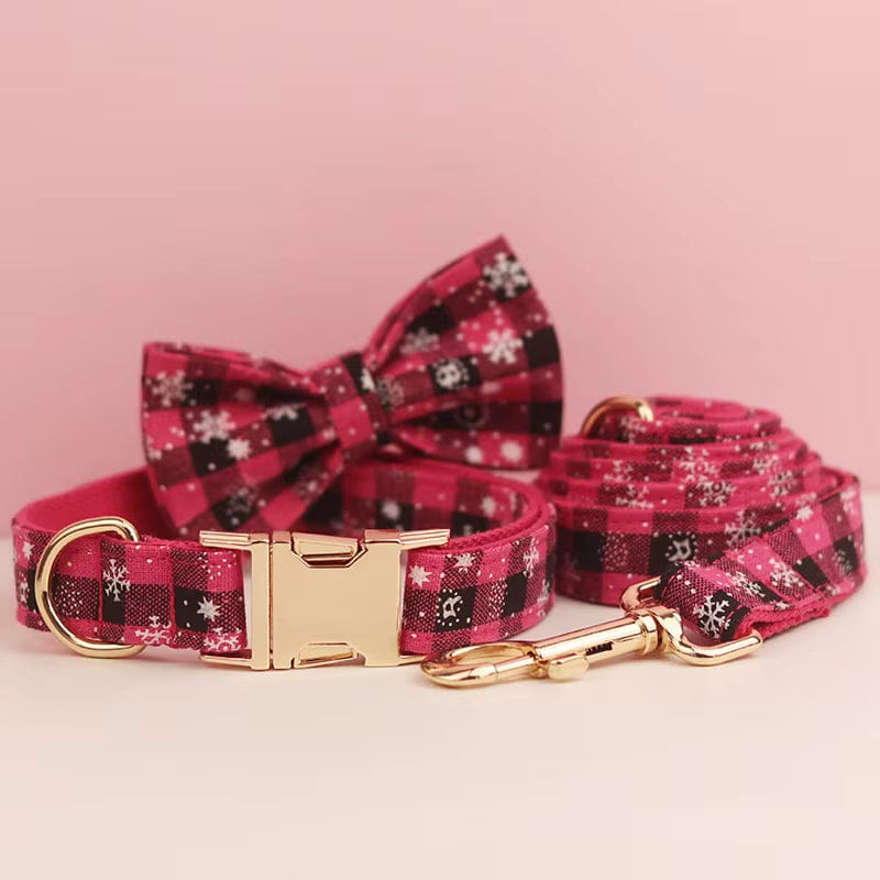 Christmas Red Star Plaid Set