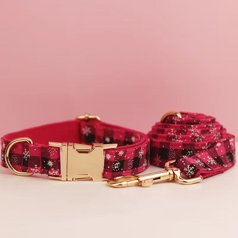 Christmas Red Star Plaid Set