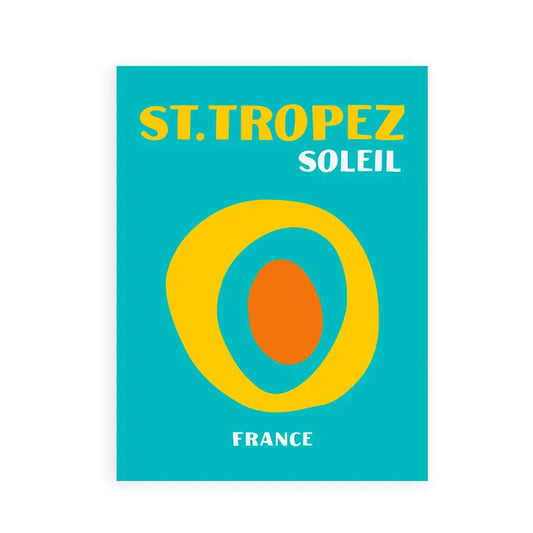 DecorBites™ Colorful Travel Posters Art Print Set