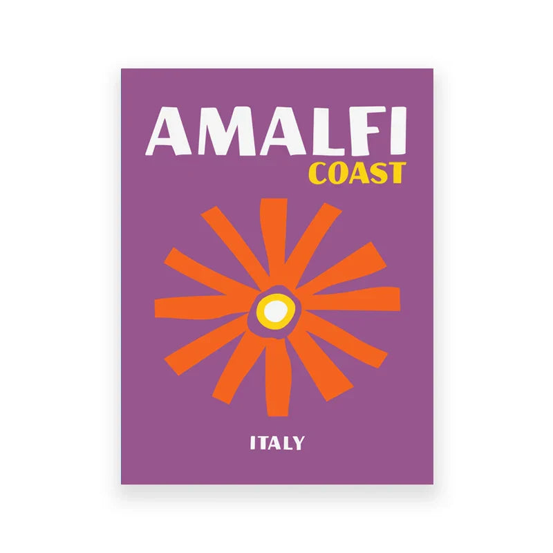 DecorBites™ Colorful Travel Posters - Miami, Ibiza, Mykonos