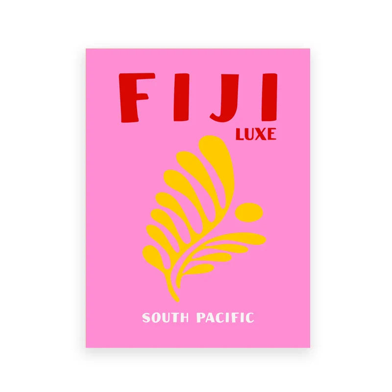 DecorBites™ Colorful Travel Posters - Miami, Ibiza, Mykonos