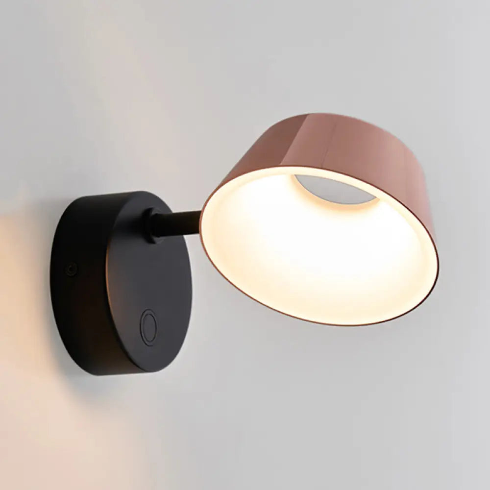 DecorBites™ Conical Copper LED Sconce Light Fixture for Modern Living Rooms